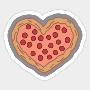 pizza love Sticker